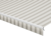 Schulprand (volant) recht streep grijs (kleurnr. 30A734) op maat