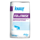 Knauf Fix & Finish blokkenlijm en afwerkpleister 10 kg