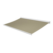 Knikarmscherm Staccato effen bruin (kleurnr. U337) op maat