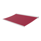 Knikarmscherm Staccato effen rood (kleurnr. 3914) op maat