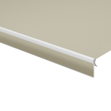 Schulprand (volant) recht effen bruin (kleurnr. 7559) op maat