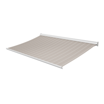 Knikarmscherm Staccato streep grijs (kleurnr. T285) op maat