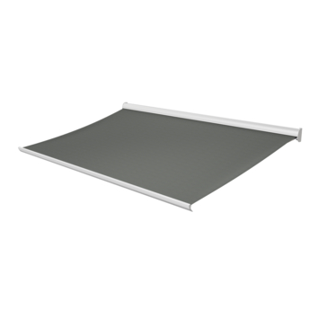 Knikarmscherm Staccato effen grijs (kleurnr. U343) op maat