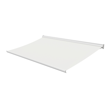 Knikarmscherm Staccato effen crème (kleurnr. 0001) op maat