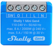 Shelly 1 Mini Gen4 slimme schakelaar WiFi