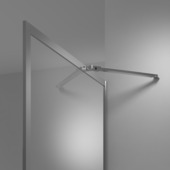 Sealskin Contour verlengde buis zilver hoogglans 125 cm