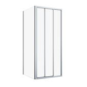 Sealskin zijwand schuifdeur voor douchecabine Hooked mat zwart 90 x 200 cm