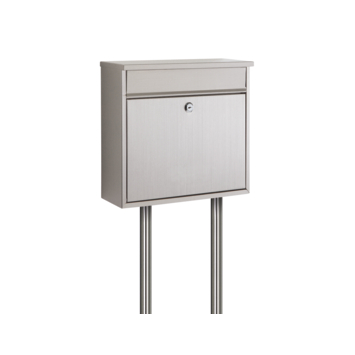 Practo staander voor brievenbus inox