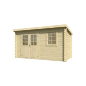 Tuinhuis Danna vurenhout onbehandeld 380 x 175 cm