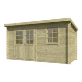 Tuinhuis Danna vurenhout geïmpregneerd 380 x 175 cm