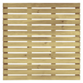 Vlondertegel reliëf grenen hout geïmpregneerd 100 x 100 cm