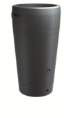 Regenton Tube antraciet met plantenbak 230L