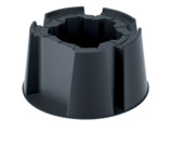 Voet regenton Waterform 440L zwart