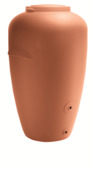 Regenton Aquacan terracotta met plantenbak 440L