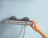 Grohe thermostatische douchekraan Precision Feel - chroom 12 cm