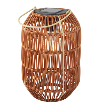 Luna24 Zonnelamp vuurtoren rood Westerhever, tuinlamp, zonnelamp met