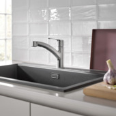 Grohe keukenkraan Start dual spray QuickFix supersteel (RVS look)