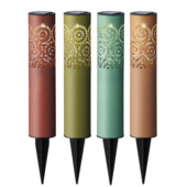 Solar tuinspies diverse kleuren 39 cm 