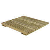 Vlondertegel grenen hout geïmpregneerd 41 x 41 cm