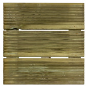 Vlondertegel grenen hout geïmpregneerd 41 x 41 cm