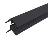 Dumaclin hoekprofiel gelakt antraciet 250cm