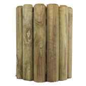 Borderrol grenen hout met uitspoeldoek 180 x 30 cm