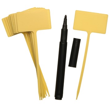 Nature plaatetiketten stift 13 cm 10 stuks
