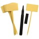 Nature plaatetiketten stift 13 cm 10 stuks