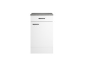 Optifit onderkast 50cm - 1 lade, 1 deur, werkblad en verstelbare inlegplank