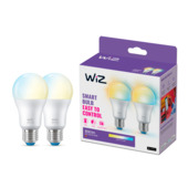 WiZ Connected LED peer E27 60W 2 stuks mat koel tot warmwit licht dimbaar