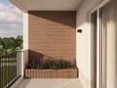 Lattenwand voor buiten grenen 300x14cm, 4 stuks per pak