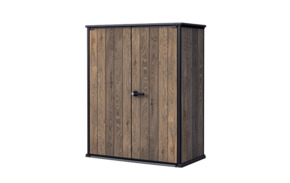 Keter Signature Walnut Vertical Shed opbergbox tuin 1400 liter