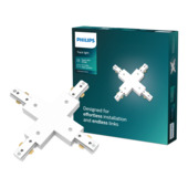 Philips EasyLink X-vormige conector railverlichting wit