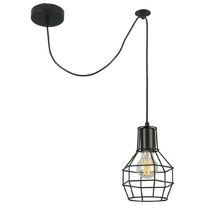 GAMMA hanglamp Miran zwart Ø14.5 cm 