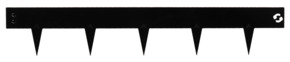 Talen Tools borderrand koppelbaar zwart gecoat staal 100 cm