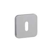 GAMMA sleutel rozet vierkant RVS look (aluminium)