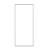 Bruynzeel opbouwkader 130x260 cm wit