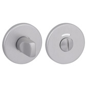 GAMMA vrij-bezet rozet rond RVS look (aluminium)