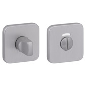 GAMMA vrij-bezet rozet vierkant RVS look (aluminium)