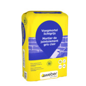 Weber Beamix voegmortel lichtgrijs 15 kg