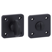 GAMMA vrij-bezet vierkant rozet zwart (messing)