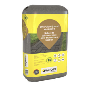 Weber Beamix onkruidmijdend voegzand antraciet 15 kg