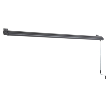 Knikarmscherm Calando streep groen (kleurnr. T289) op maat