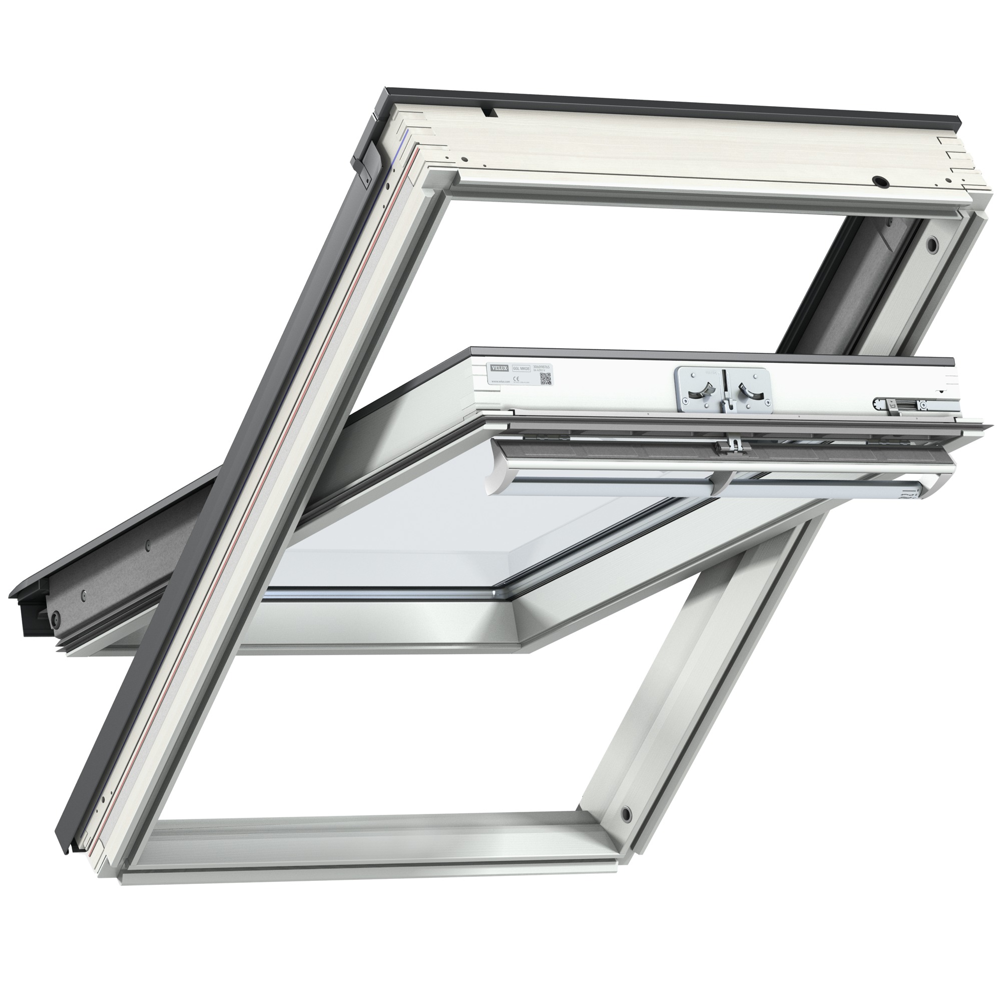 Velux Tuimelvenster Hr Glas Wit Afgelakt Mk04 78X98 velux kopen in de aanbieding