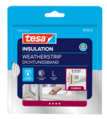 Tesa Tochtband P-profiel zelfklevend 8 jr wit 6m