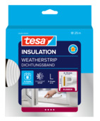 Tesa Tochtband P-profiel zelfklevend 8 jr wit 25m