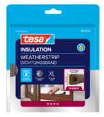 Tesa Tochtband D-profiel zelfklevend 8 jr bruin 6m