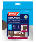 Tesa Tochtband E-profiel zelfklevend 8 jr bruin 25m