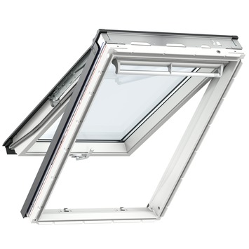 Velux uitzettuimelvenster HR++ glas wit afgelakt UK04 134x98 cm