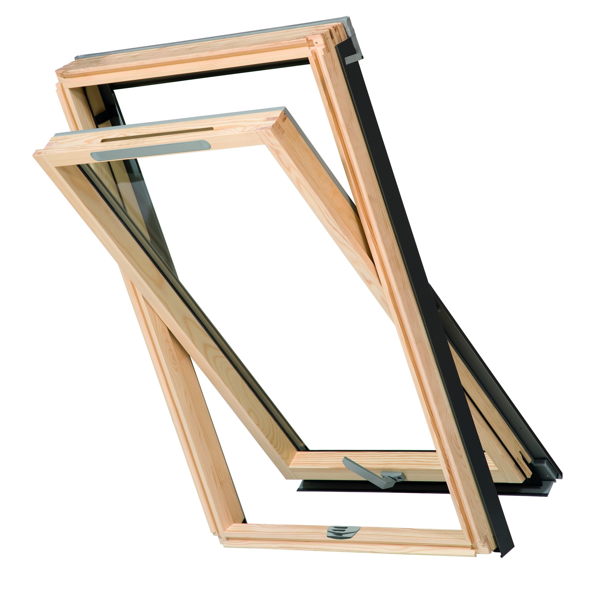 Rooflite Tuimelvenster Blank Afgelakt Hr Glas C2A 55X78 rooflite kopen in de aanbieding
